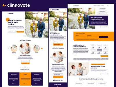 Clinnovate - web design branding color graphicdesign illustration medical typography web www