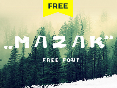 "Mazak" Free Font brush calligraphy font free handlettering mazak typography