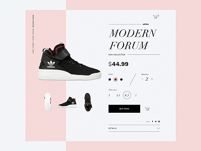 Ecommerce / Daily Ui adidas dailyui digital ecommerce shoes shop shot store typography ui ux webdsign