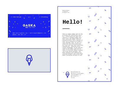 Branding / Ewelina Gąska blue branding color goose graphic design illustration logo minimal simple