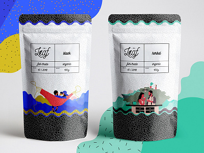 Tea Packaging artist branding graphicdesign illustration logo packaging pattern tea