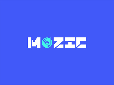 mozic letter logo logo design