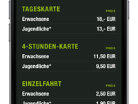 Bikeparks Pricelist