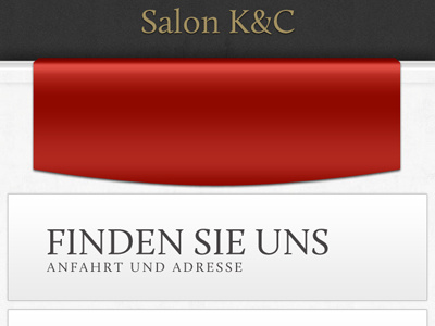 Salon K&C Mobile Design WIP