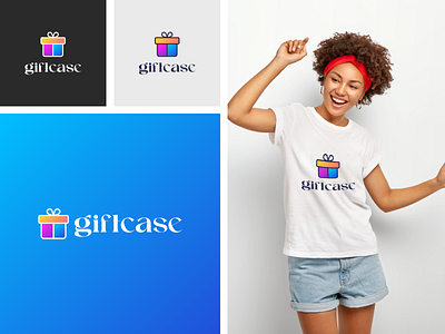 Giftcase - Logo design project animation branding gift gift design gift idea gift logo giftbox graphic design logo logo branding ui