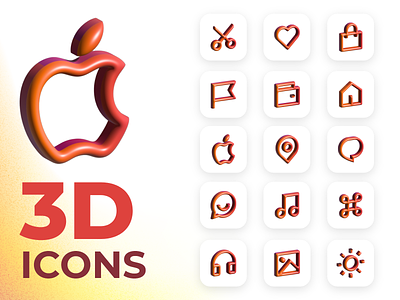 That 3D Icons Set 2022 3d 3d design 3d icon 3d love app icons apple bra branding clear icon color d3 icon design heart icons kuldeep mahawar love love icon red icon website icon