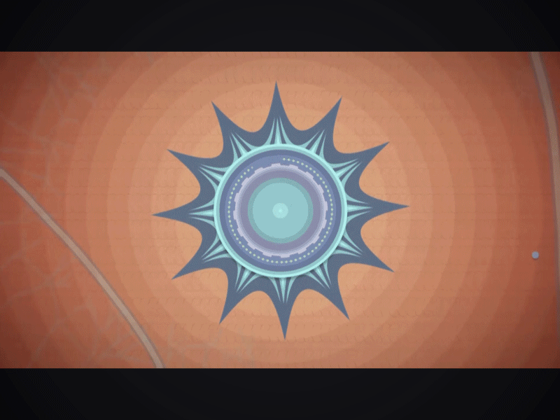 Intrip illustration motion gif animation flat vector biological inner inside rabbit trip