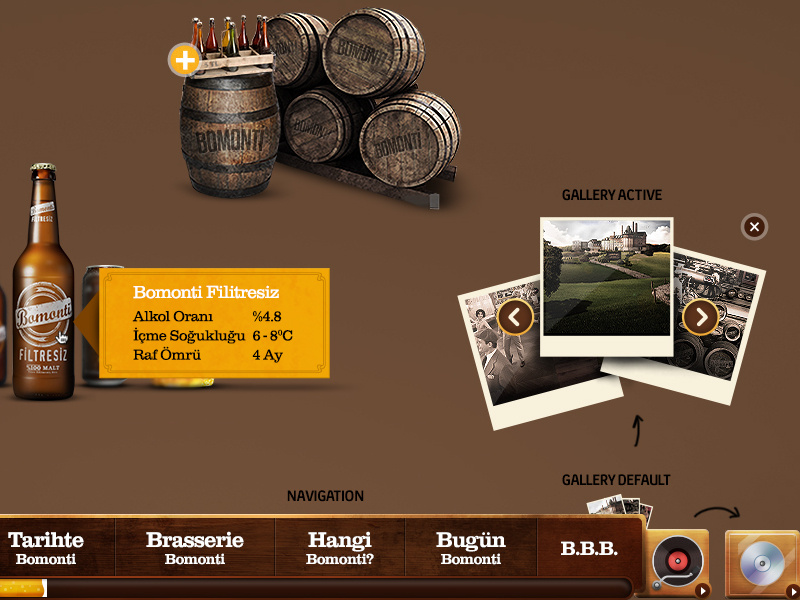 Bomonti Web Design infinity web ui bomonti beer