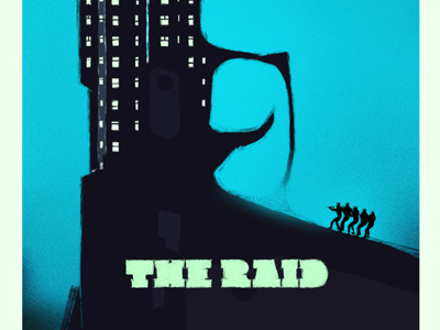 Raid illustration movie poster the raid