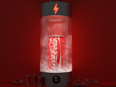 Power of COCA-COLA 3d advertising cola graphic design