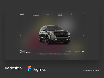 Kia 2021 Telluride Web Redesign animation branding design kia motion graphics ui ux design