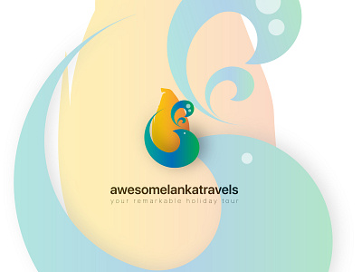 Awesome Lanka Travels New Branding illustration logo travel agency travel agent ui ux design