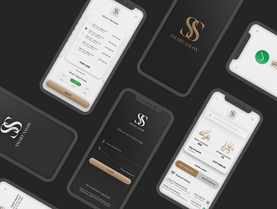 Beauty Salon Management Mobile App app design mobile ui mobileapp salon salon app salonmanagmemntapp ui ui ux design ux