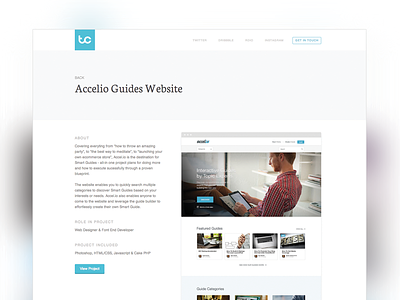 New Portfolio Project Page clean design layout minimal portfolio simple web website white