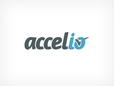 Accelio Logo brand design logo logotype mark typography