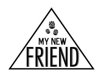 My New Friend Logo brand identity graphic design logo