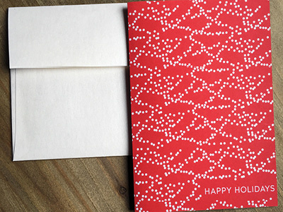 Cockrell Enovation Holiday Card art direction graphic design holiday cards illustration