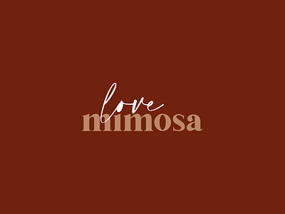 Logo Design - Love Mimosa adobe illustrator artwork brand branding design illustration vector