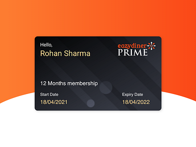 My Prime - Digital Card adobe illustrator app appdesign application artwork card carddesign design digitalcard graphic design productdesign ui uiux ux vector