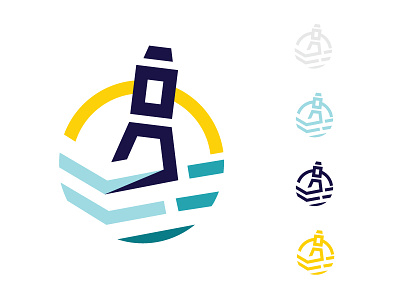 Buoy logo exploration branding icon illustration logo