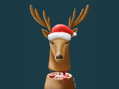 Christmas deer