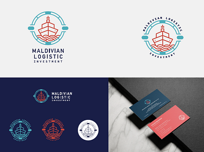 Branding for Logistic Company brand branding branding identity design identity logo vector