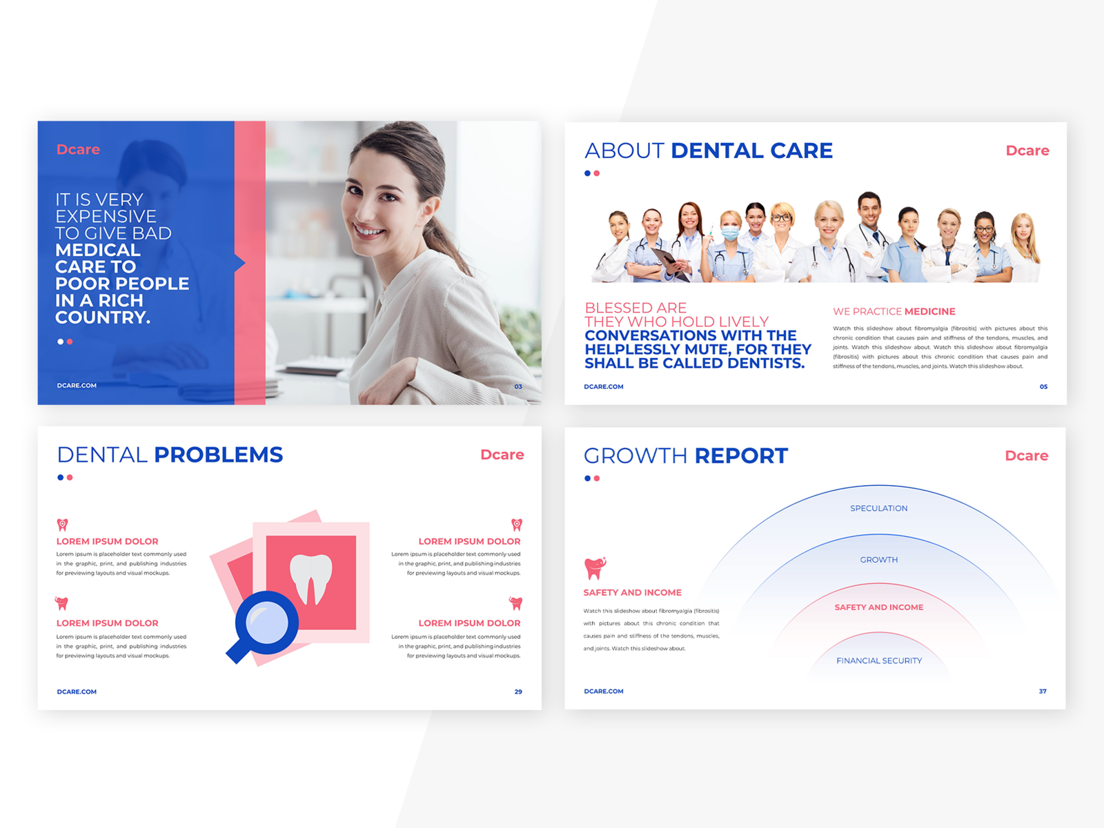 Presentation Design For Dental Care by Partha Pratim Chanda on Dribbble