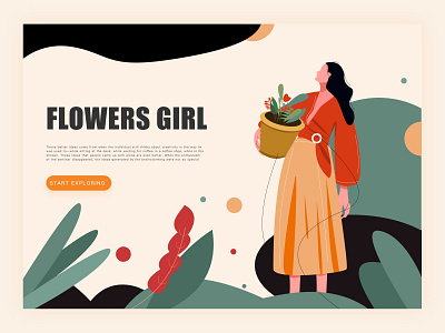 Flowers girl