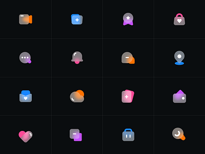 Draw from frosted glass icon design icon ui