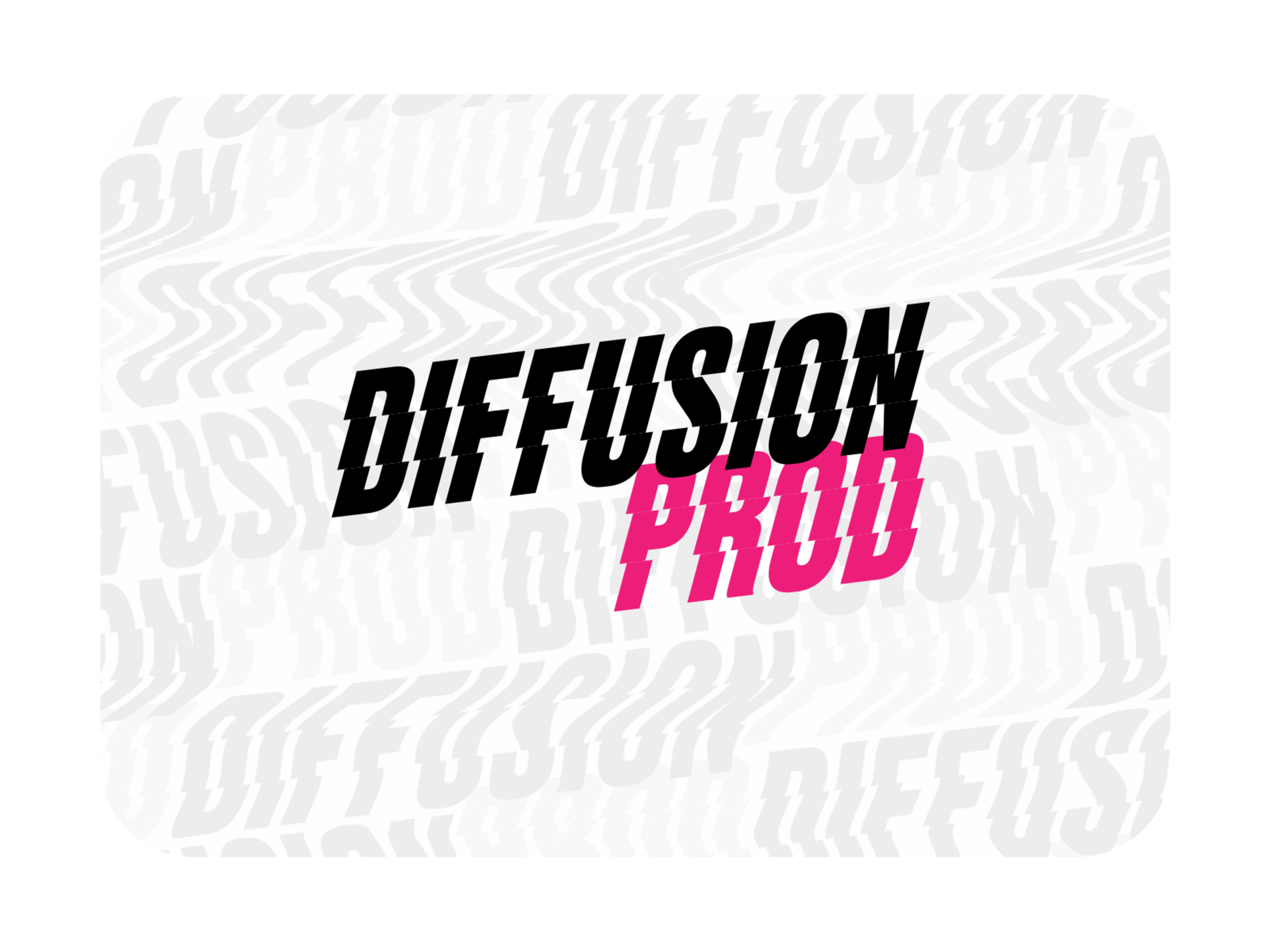 Diffusion Prod animated logo animated branding design film graphique guidelines identity logo