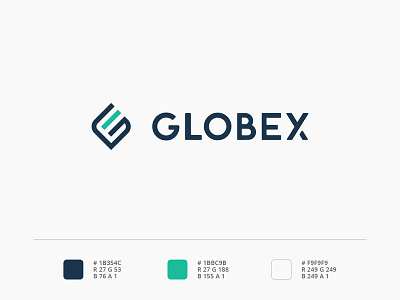 Globex logo brand branding concept design flat icon logo logomark typography wordmarks