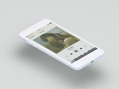 Music Player app dailyui ios mobile music player ui