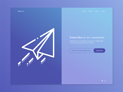 Subscribe dailyui design newsletter subscribe ui ux web