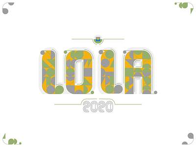 Lola lettering design lettering lola name namecard typography vector winelabel