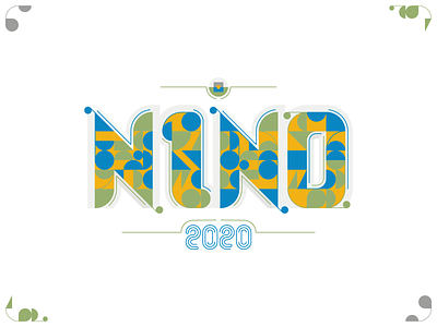 Nino lettering design lettering name namecard nino typography winelabel