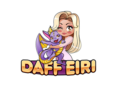 Daff_Eiri character design illustration and branding.