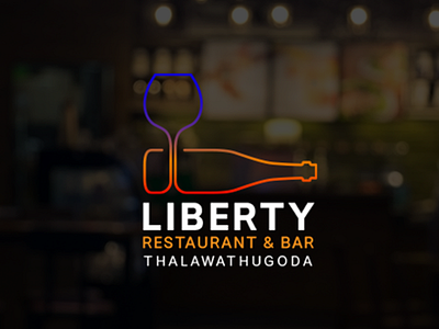Liberty Restaurant - Logo branding design graphic design illustration logo