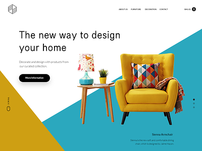 Furniture_UI brightcolors furniture layout typography ui uidesign