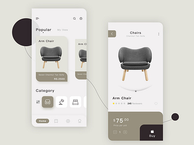 shopping app by 范云云 on Dribbble