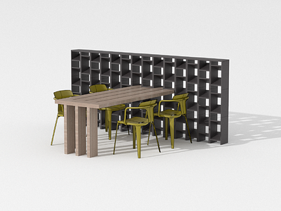 Concrete modular divider