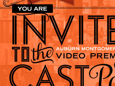 cast party invite email invite video premier