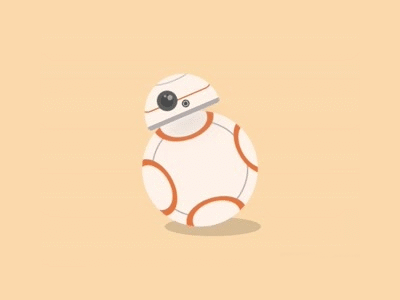 They see me rollin' ... animation bb8 code css droid html star wars