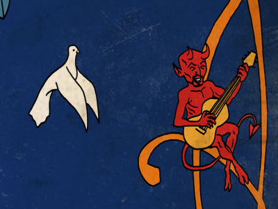 Rock Show Poster devils doves magic magicians music poster rock