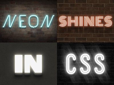 Neon CSS Styles