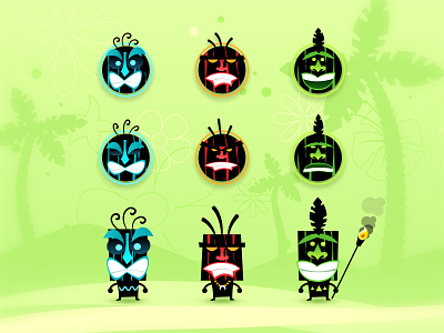 Tiki Characters