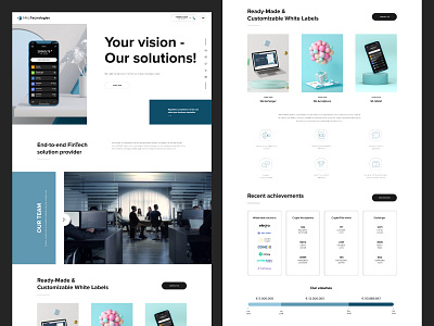 Redesign home page website