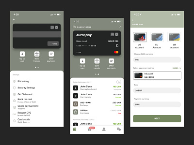 Multi-wallets banking app