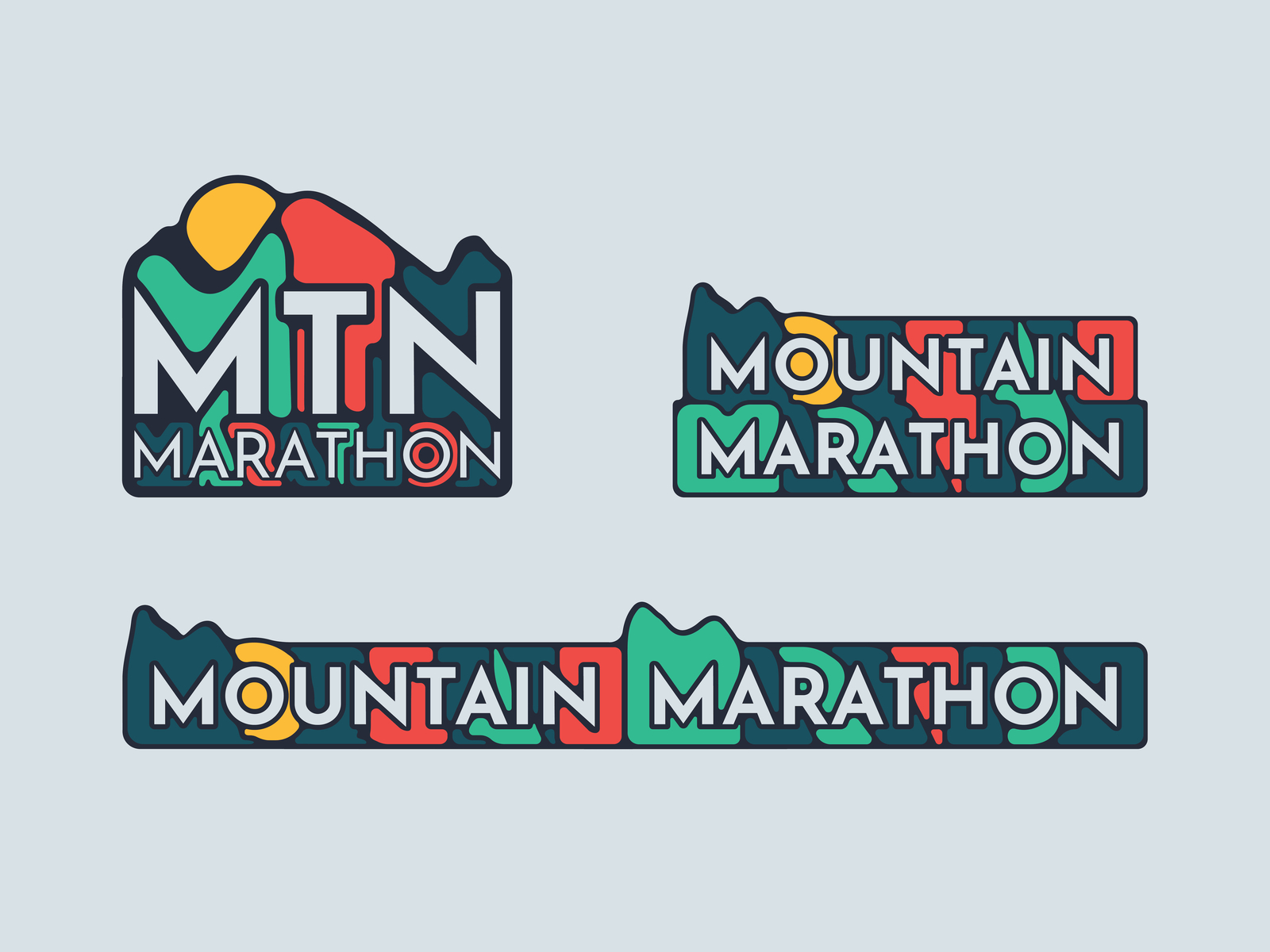 Mountain Marathon Logos by Austin Hassebroek on Dribbble