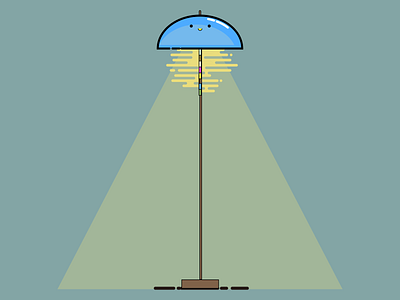 Lamp design icon illustration lamp manet