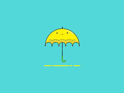 Umbrella 2 design icon illustration manet umbrella
